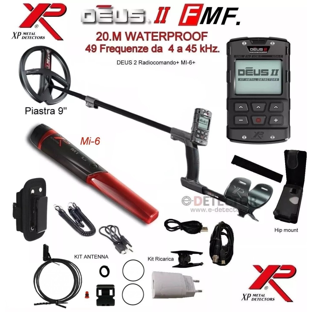 XP DEUS 2 - RADIOCOMANDO+   POINTER MI-6 - PROMO