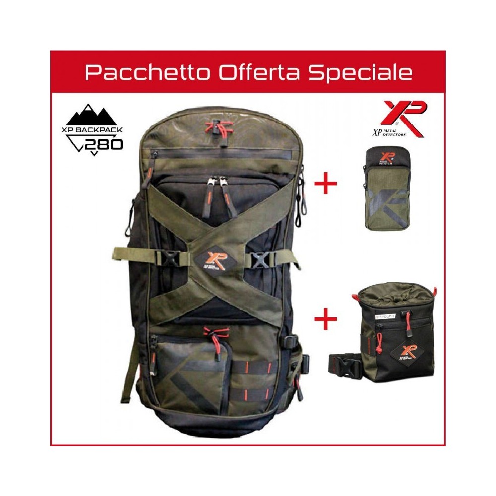 Kit BackPack 280 + Sacca Find pouch + Phone pouch