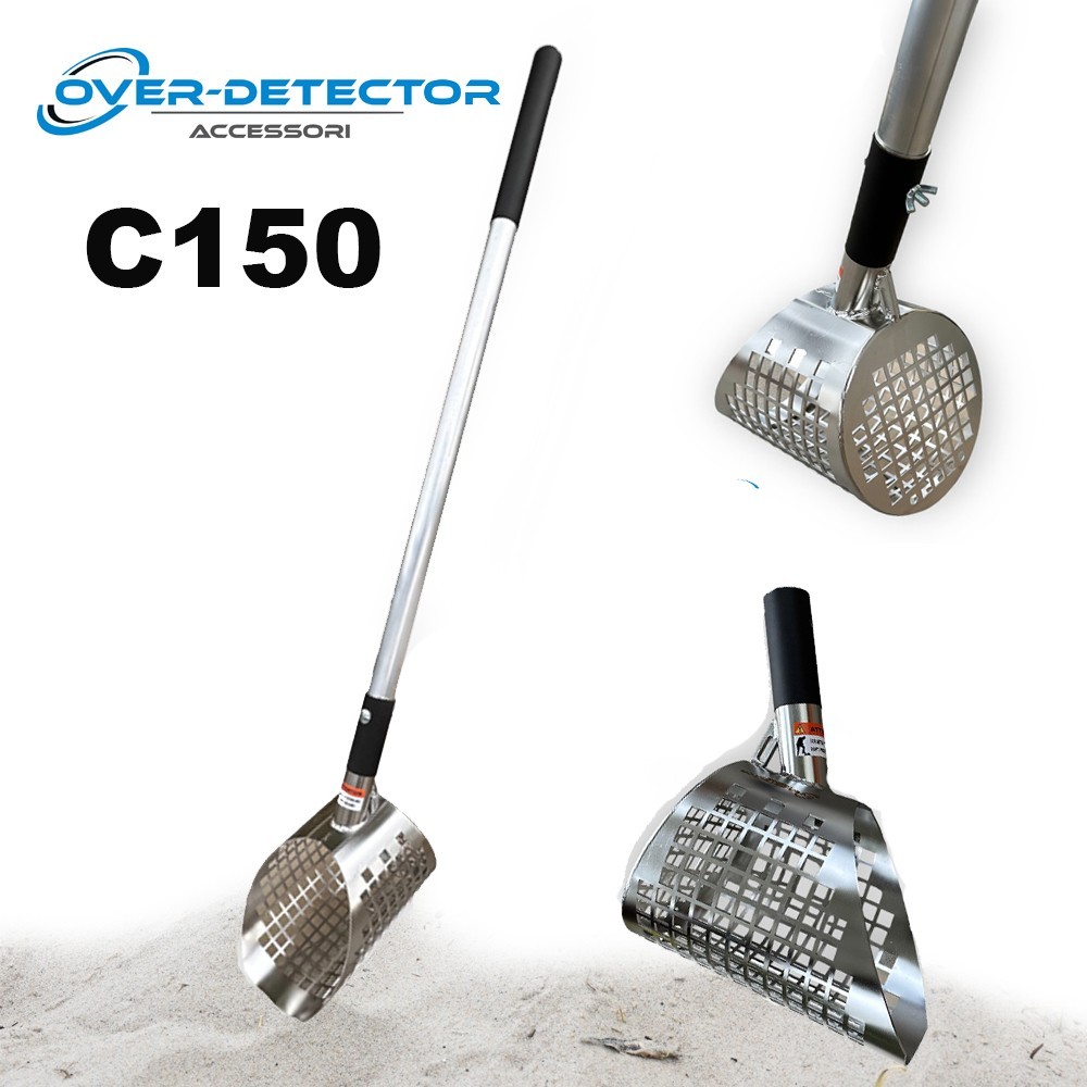 Sand Scoop della Over-Detector C150 in acciaio inox