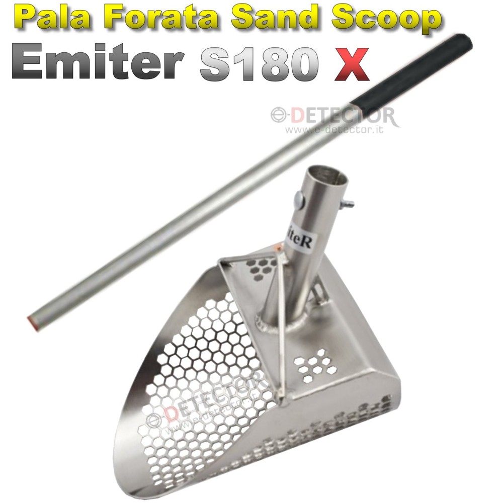 Pala forata Emiter S180X sand scoop Professionale da Spiaggia con Mani