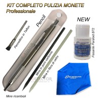 Kit Completo Matita Meccanica Pulizia Monete