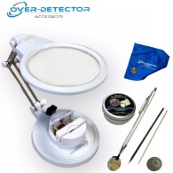 KIT Stazione Pulizia Monete con Lente di Ingrandimento, Cera Microcris